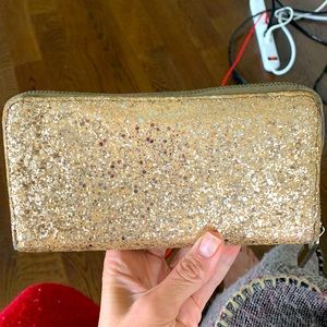 Gold used beautiful wallet